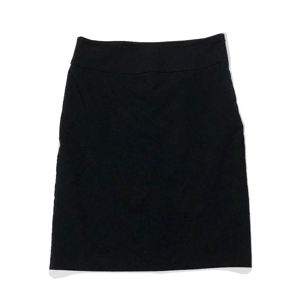 212 Collection Womens Size 6 Black Lined Side Zip Knee Length Career Wear Skirt